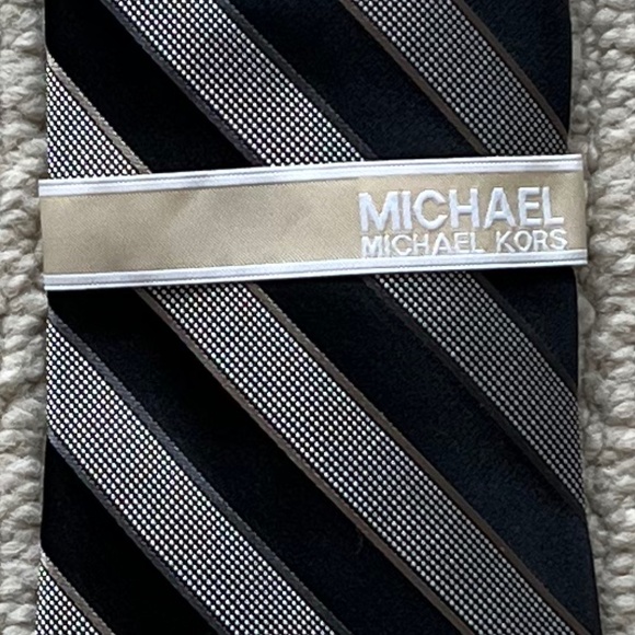 NWOT - Michael Kors Striped Tie - Picture 1 of 4